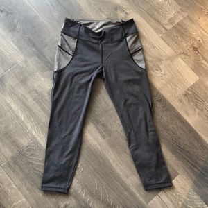 Grey leggings with bows